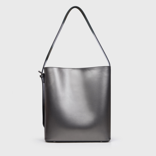 Noa Silver Leather Tote