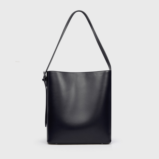 Noa Black Leather Tote