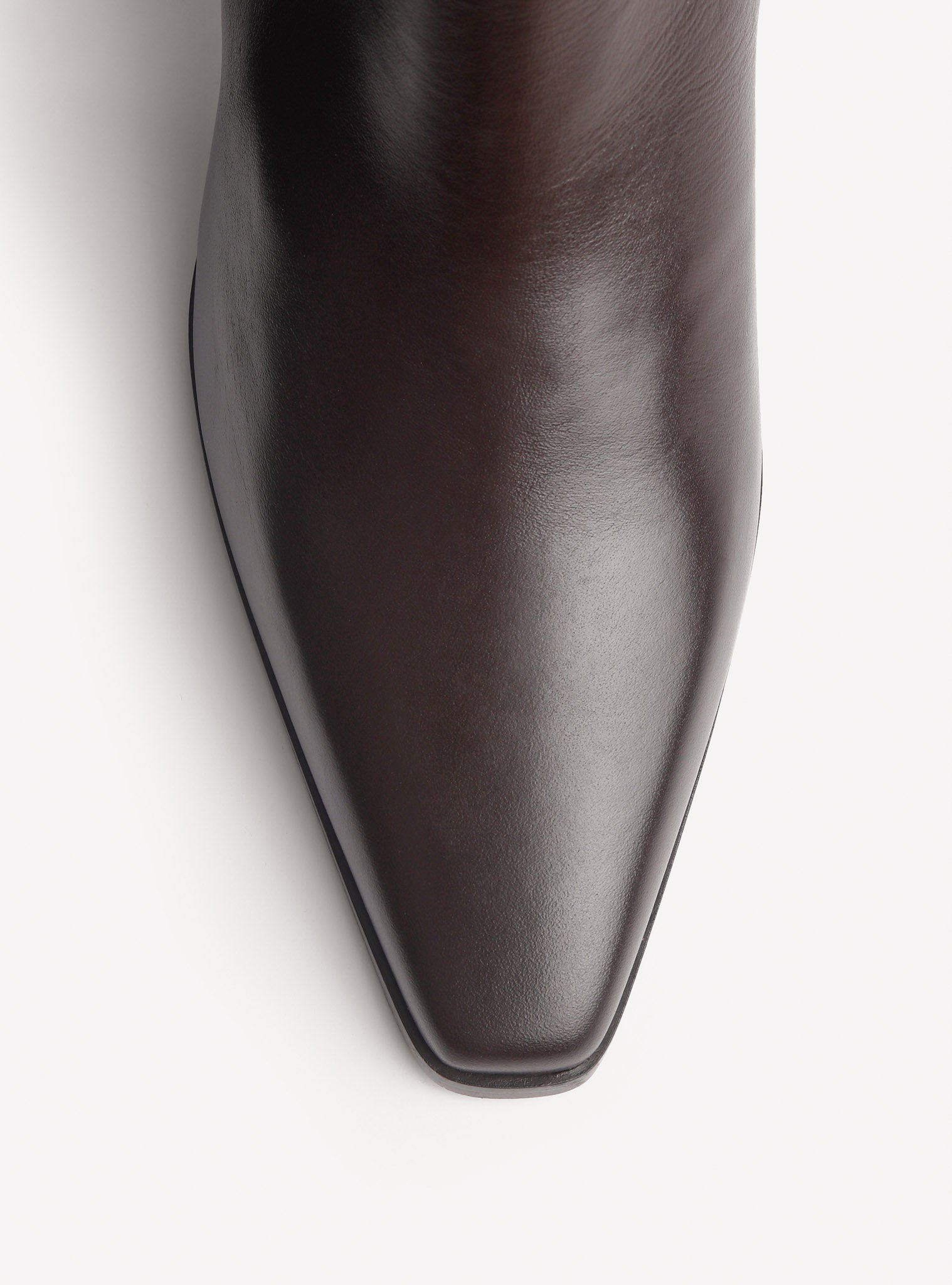 Margot Rich Brown Leather Ankle Boots