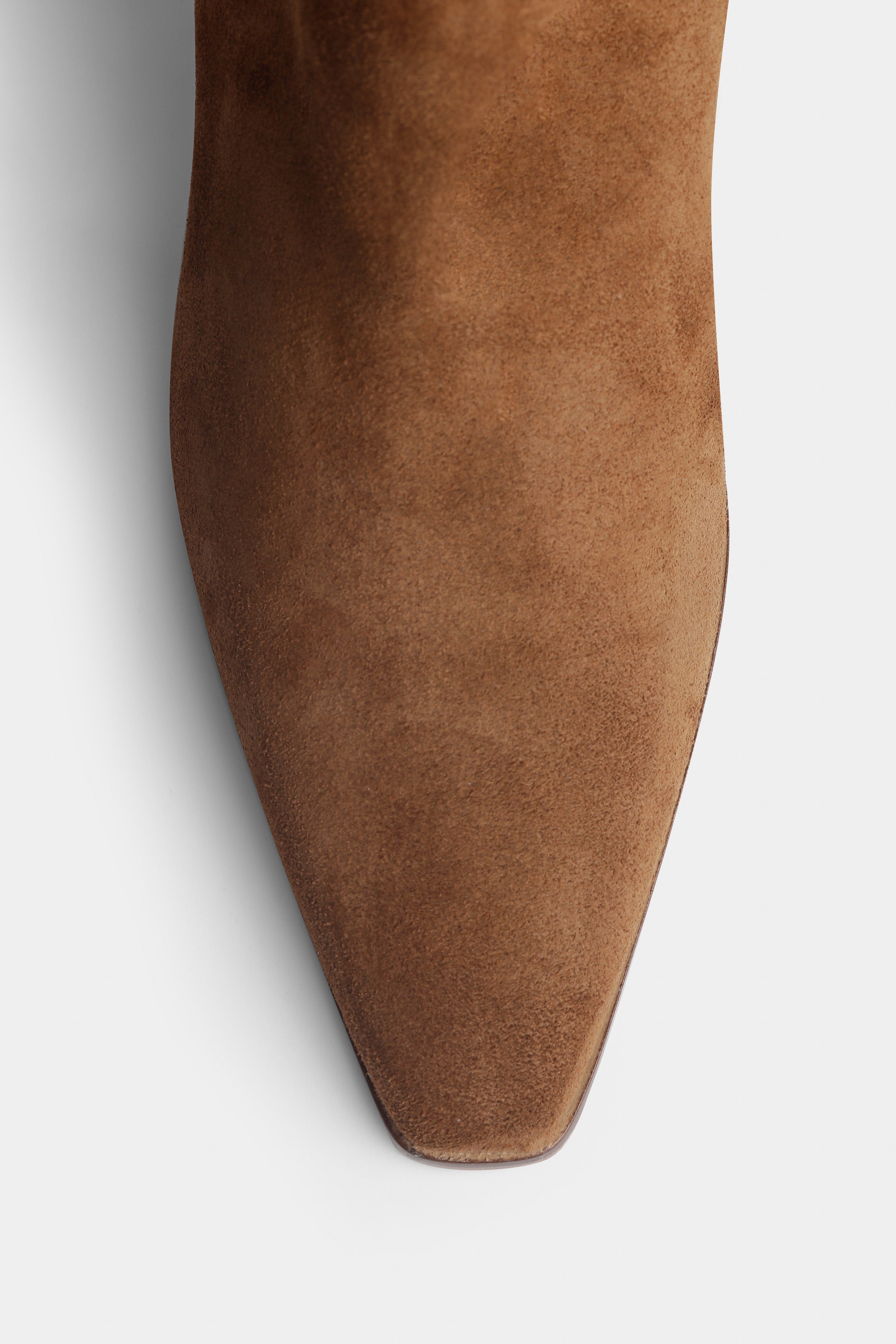 Margot Taba Suede Leather Ankle Boots