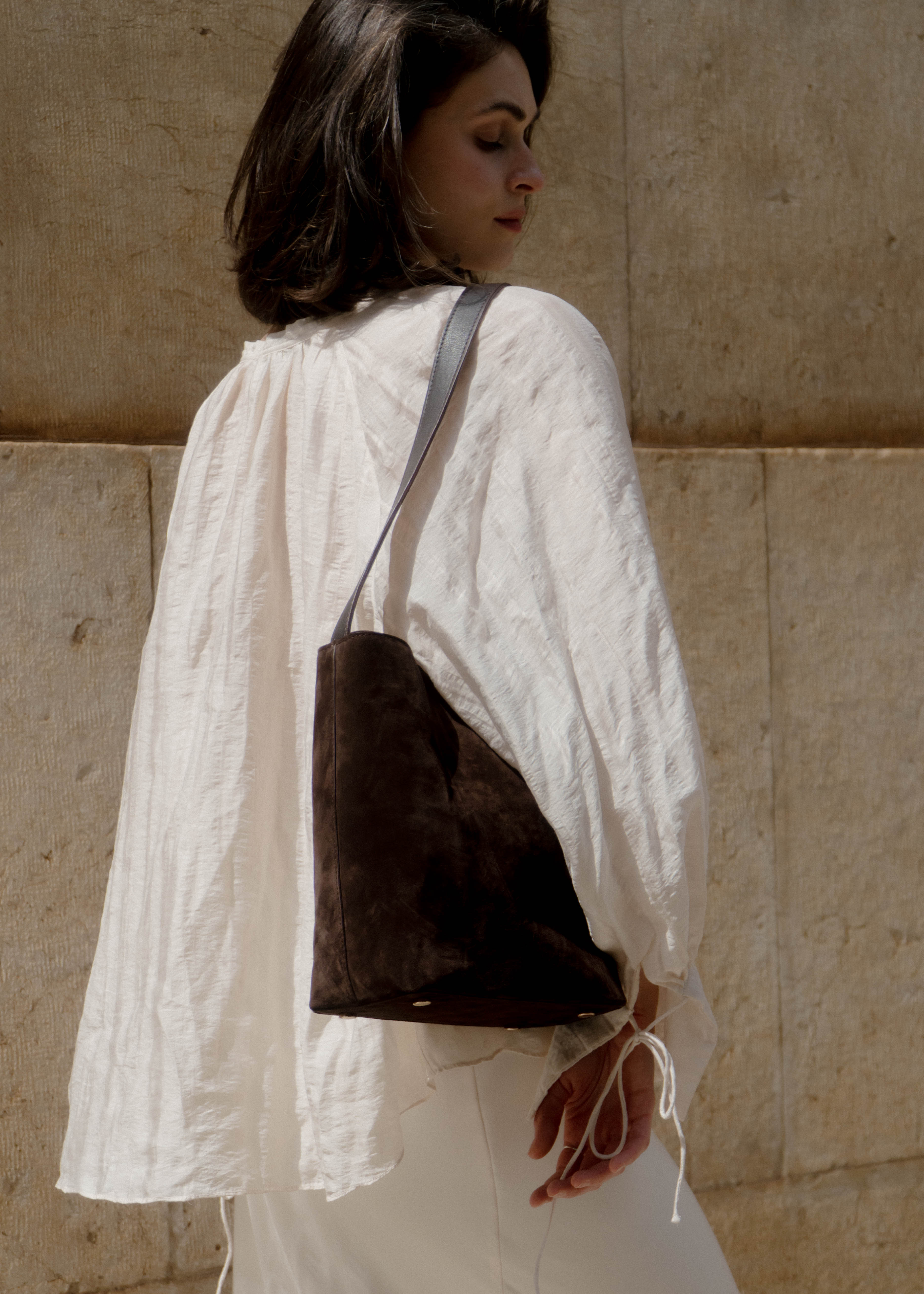 Petite Noa Chocolate Suede