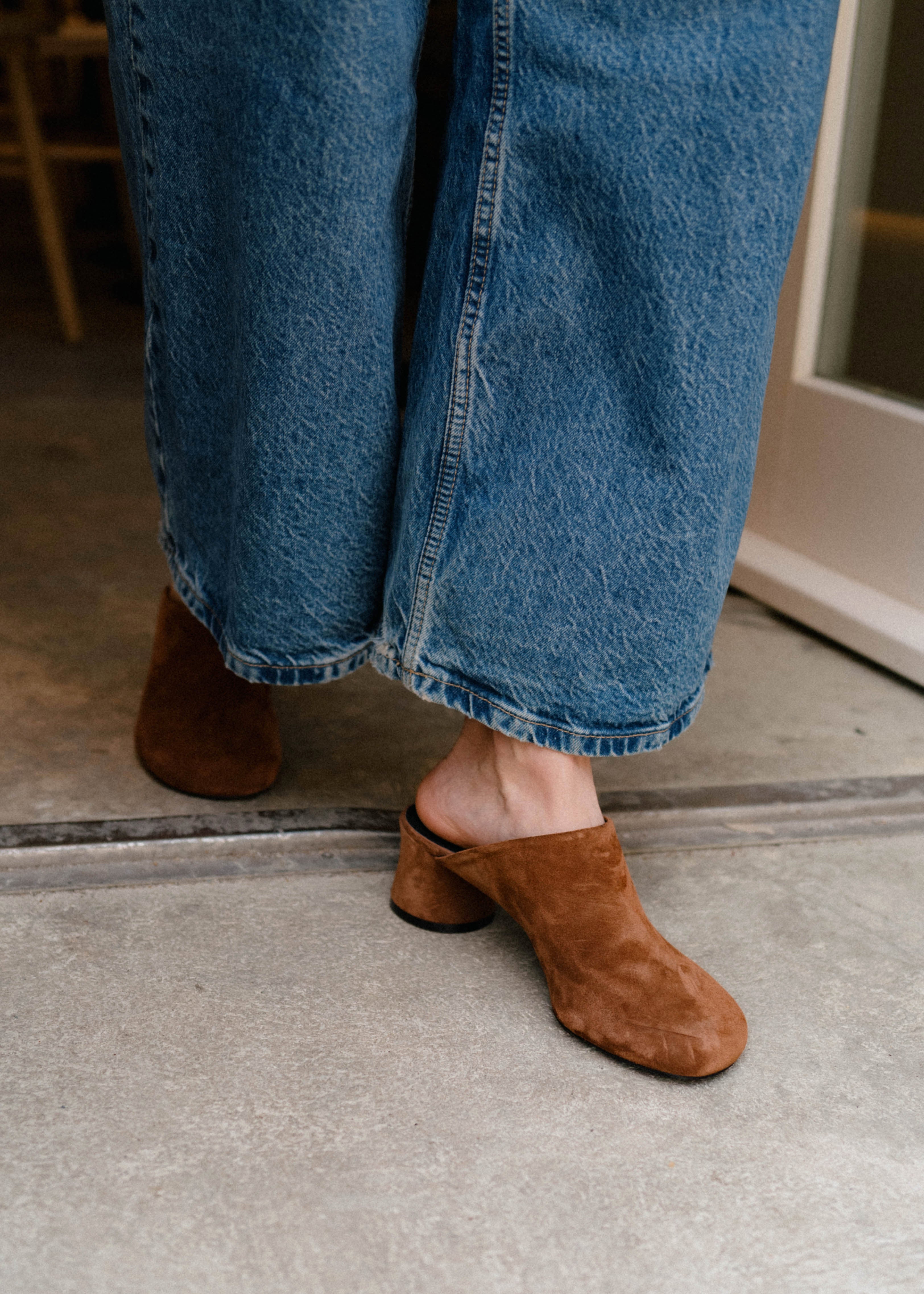 Ona Mule Mocha Suede
