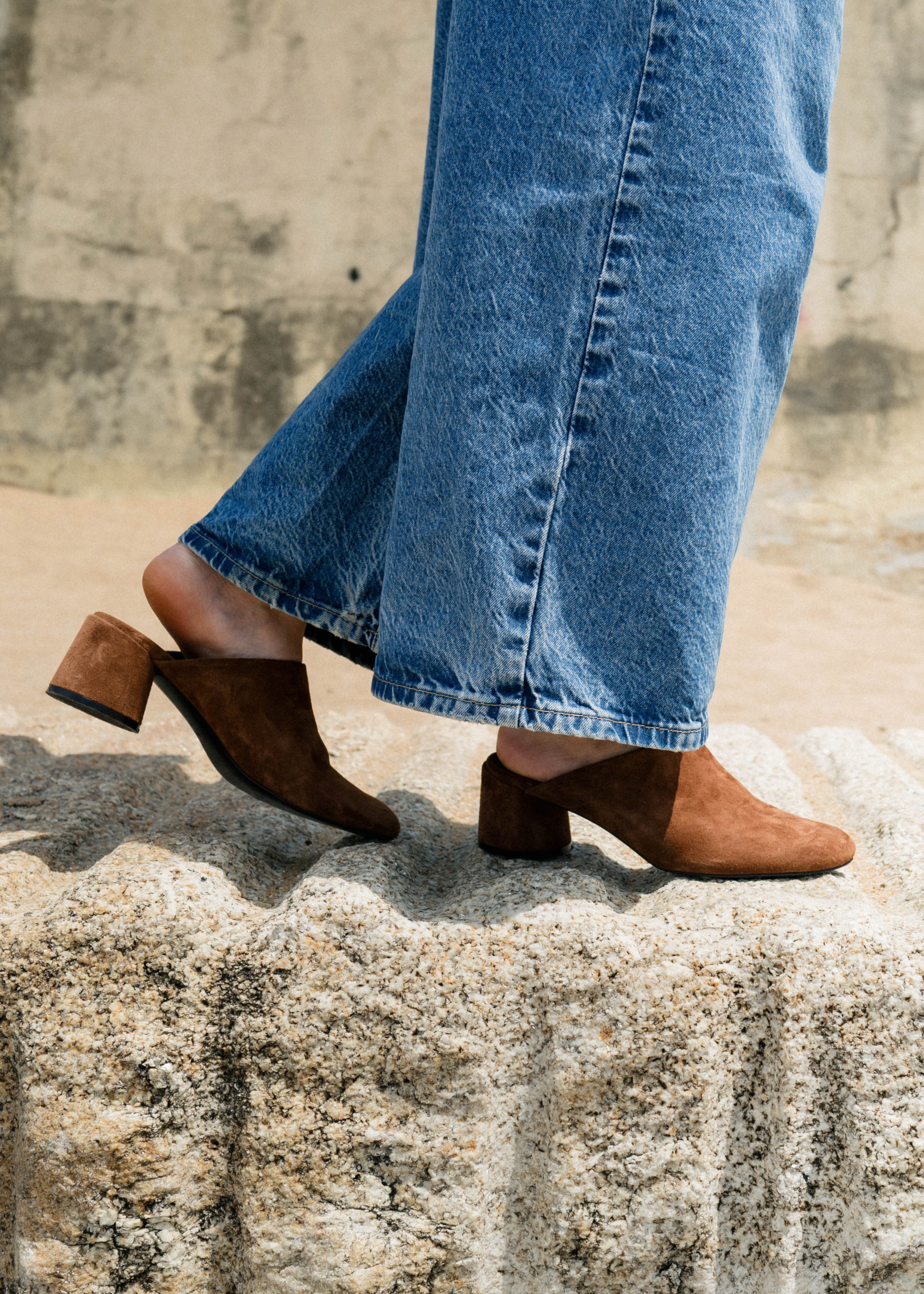 Ona Mule Mocha Suede