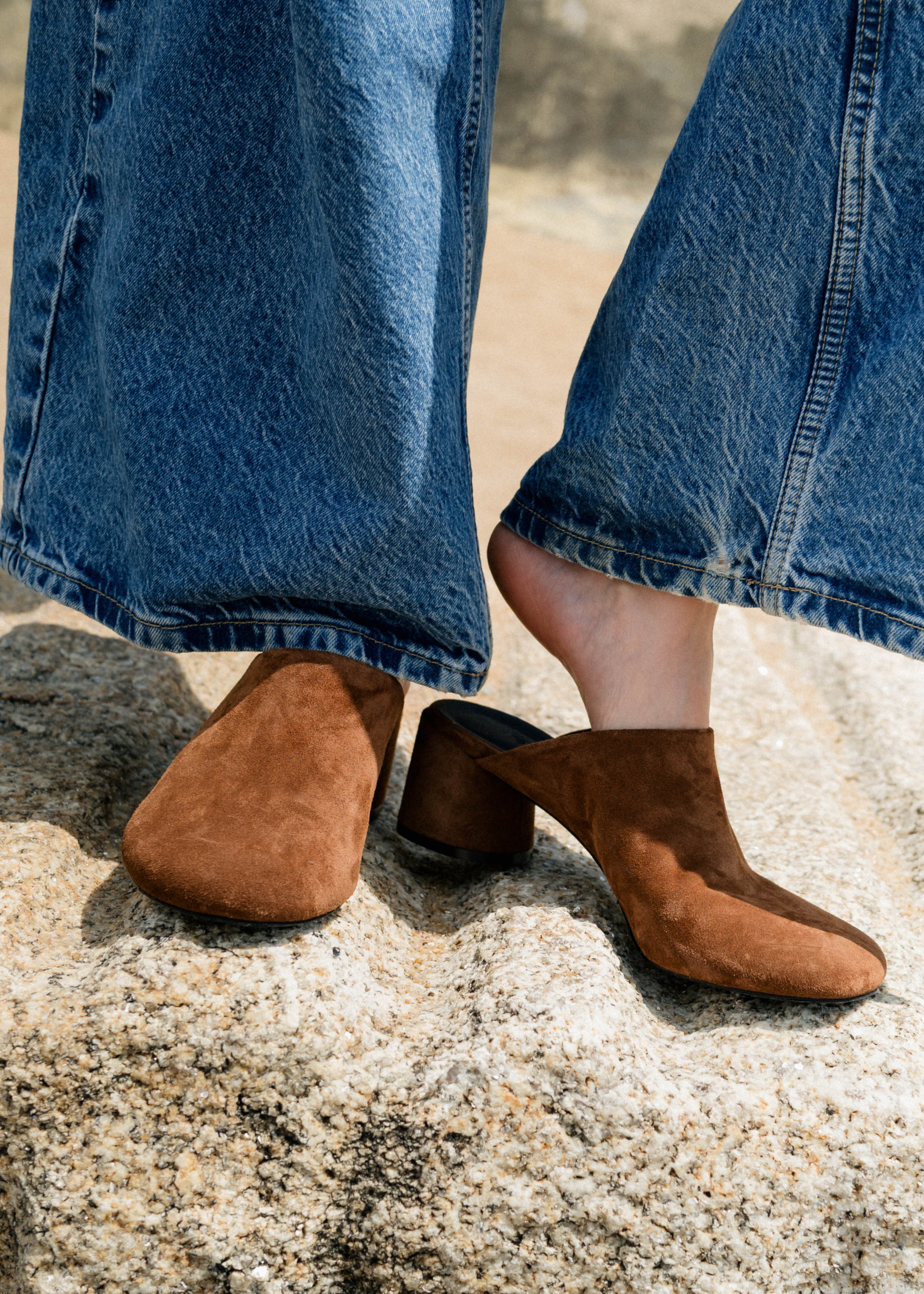Ona Mule Mocha Suede
