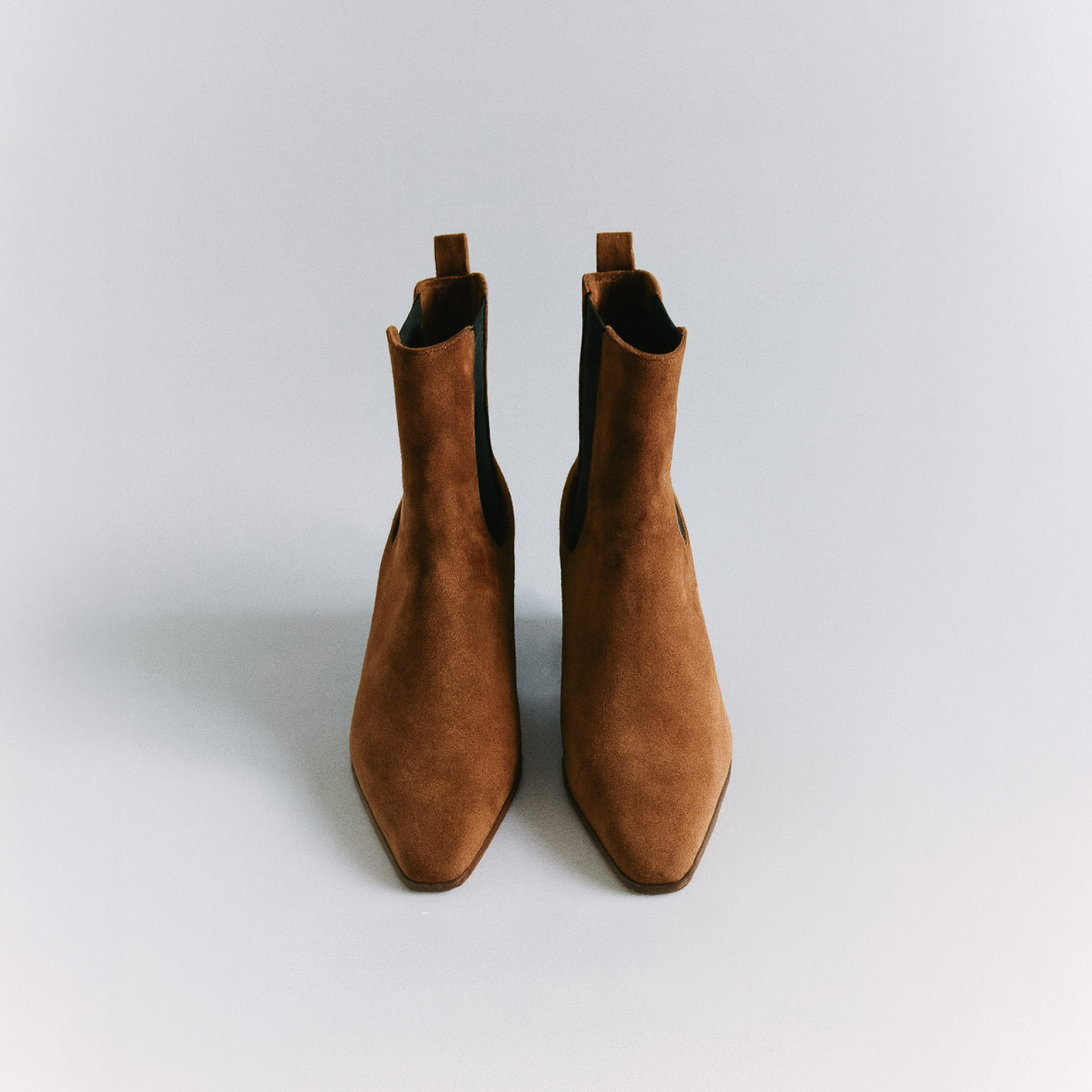 Margot Taba Suede Leather Ankle Boots