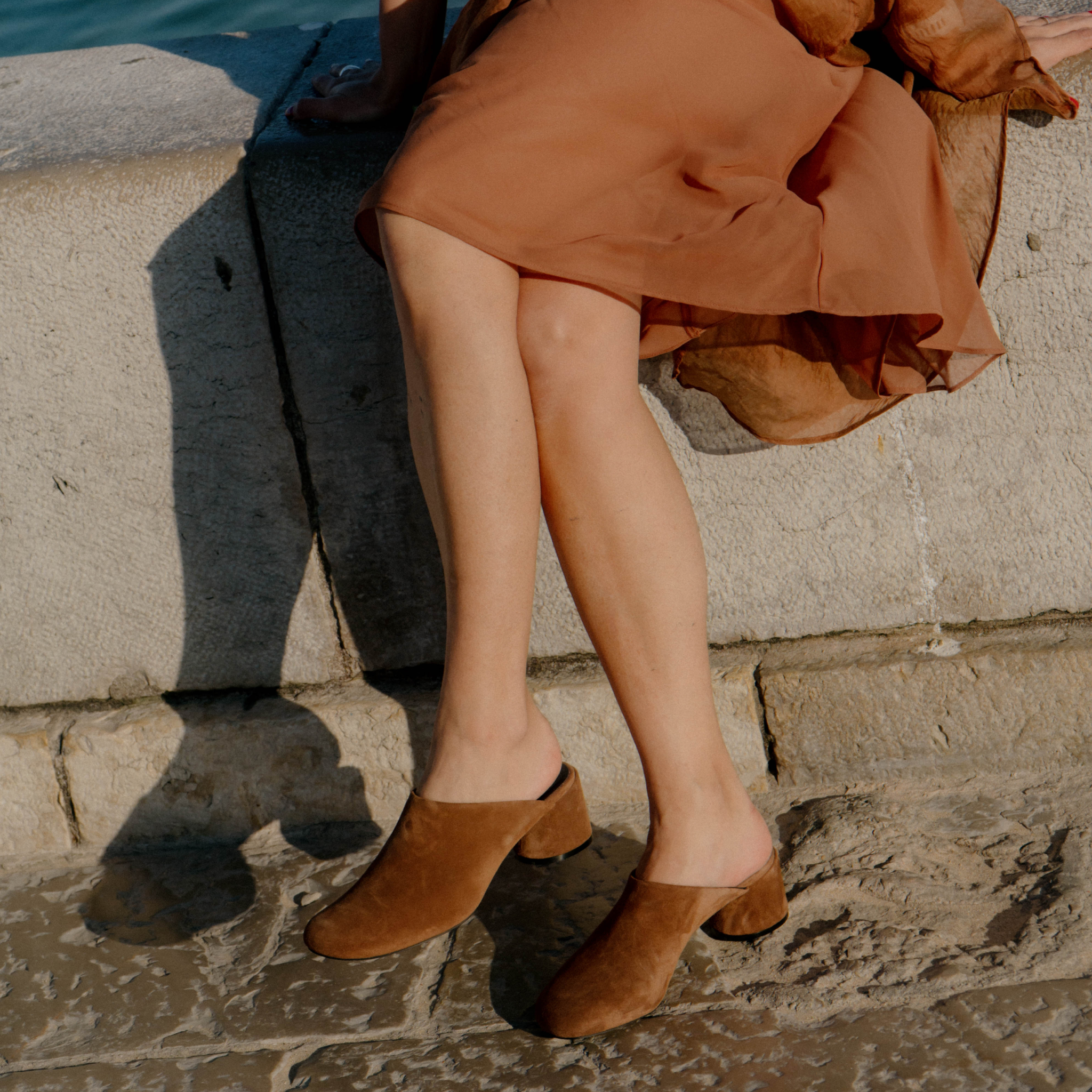Ona Mule Mocha Suede