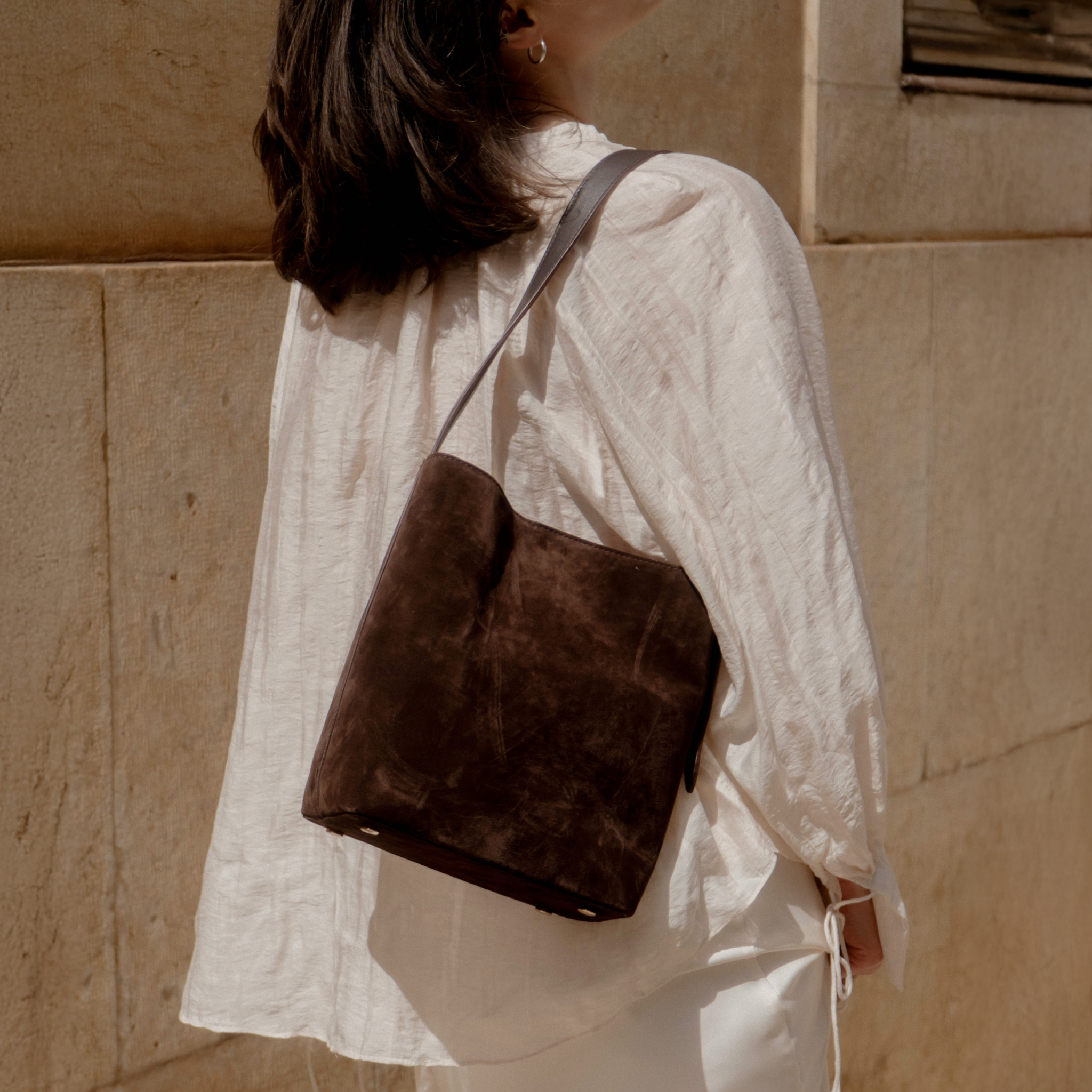 Petite Noa Chocolate Suede