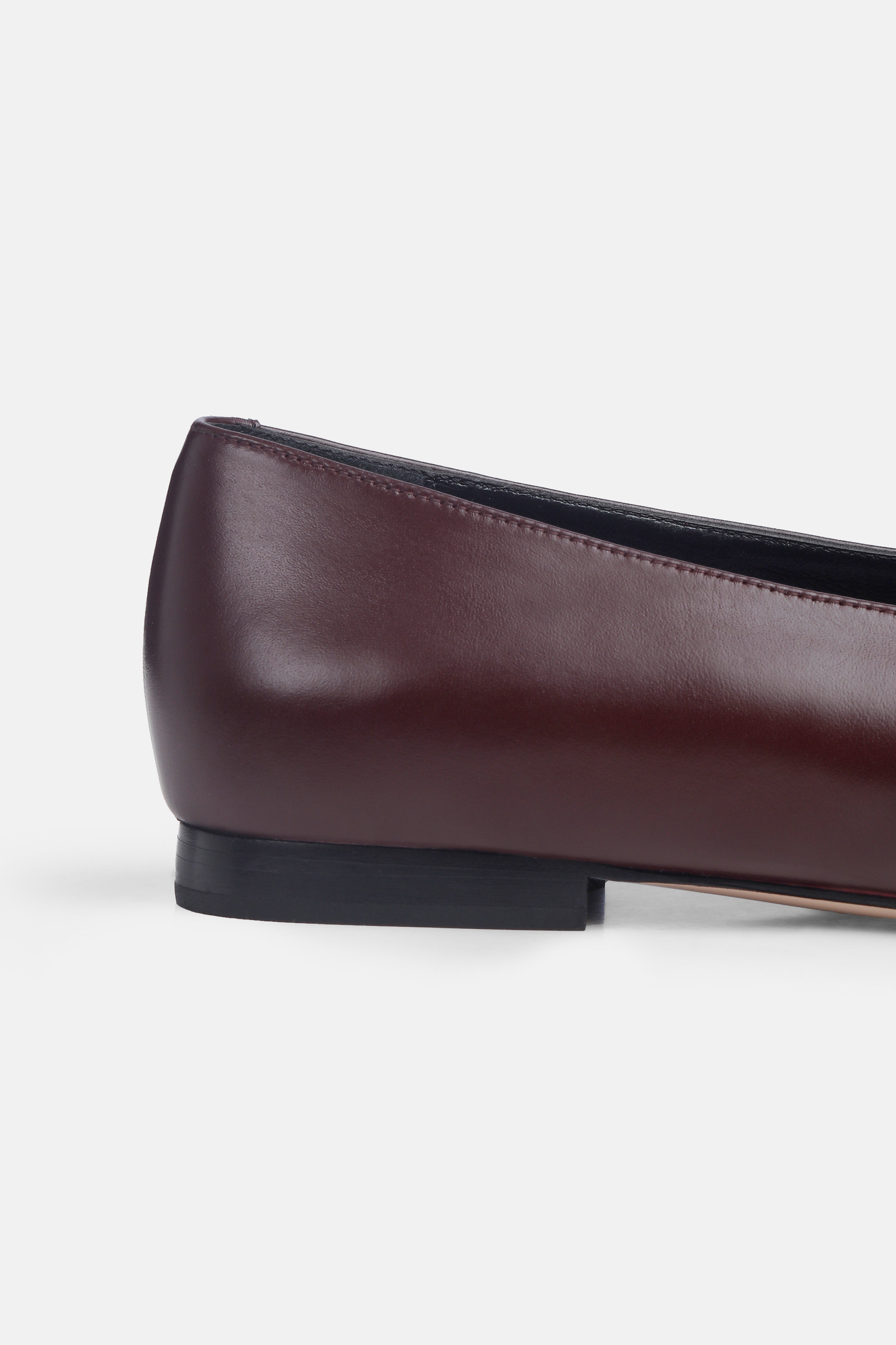Zoe Burgundy Ballerina